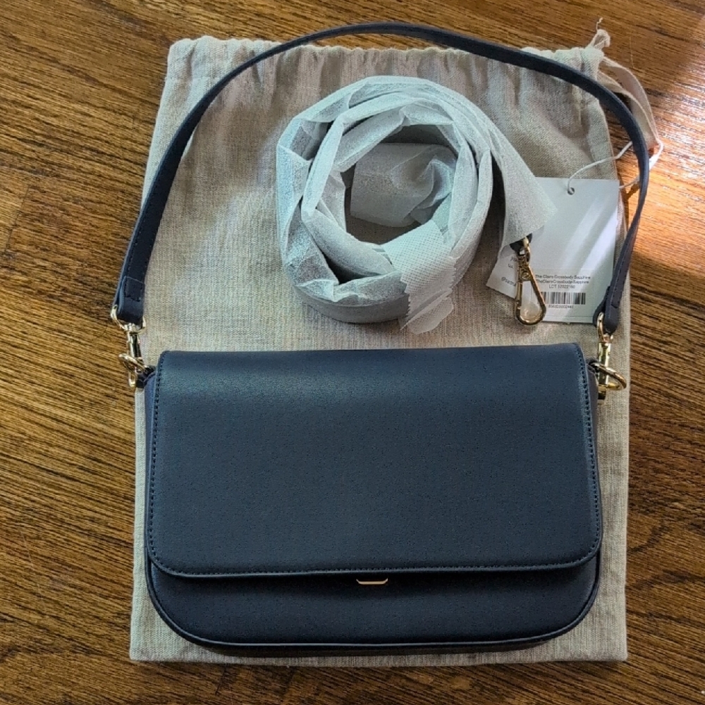 Navy Blue Samara x Claire Crossbody Bag